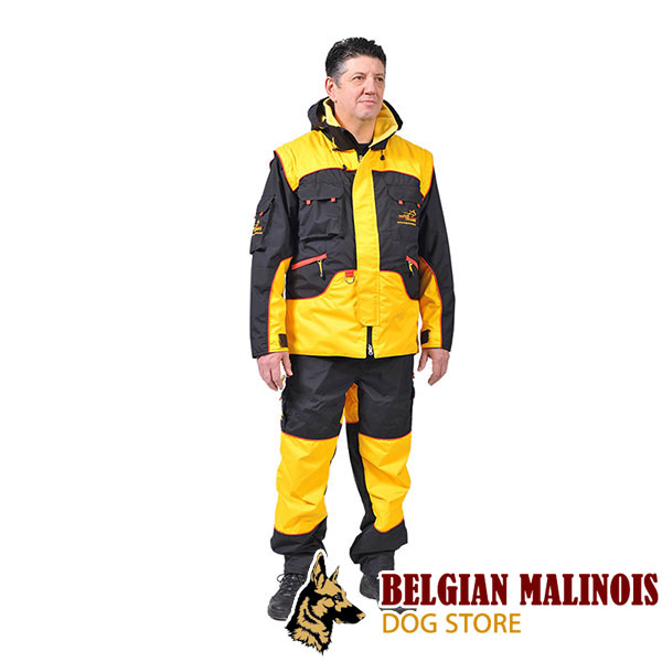 Professional Training Suit of Water Resistant Membrane Fabric